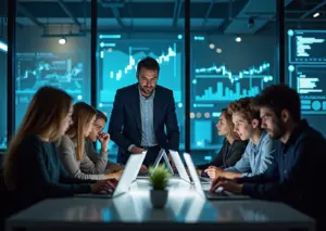 IT-ментор консультирует группу IT специалистов на фрилансе